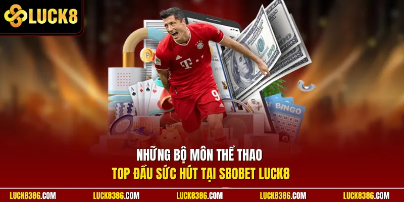Những bộ môn thể thao top đầu sức hút tại Sbobet luck8